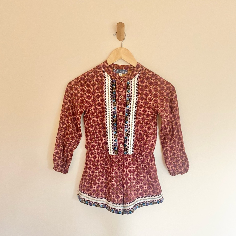 Girls Bohemian Romper - Size 6